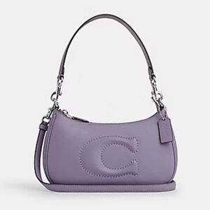 SOLD!! COACH LEATHER TERI Shoulder/Crossbody Bag In Gorgeous LIGHT VIOLET - NWT!